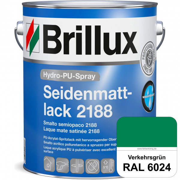 Hydro-PU-Spray Seidenmattlack 2188 (RAL 6024 Verkehrsgrün) hochwertiger Lack speziell für das XVLP-S