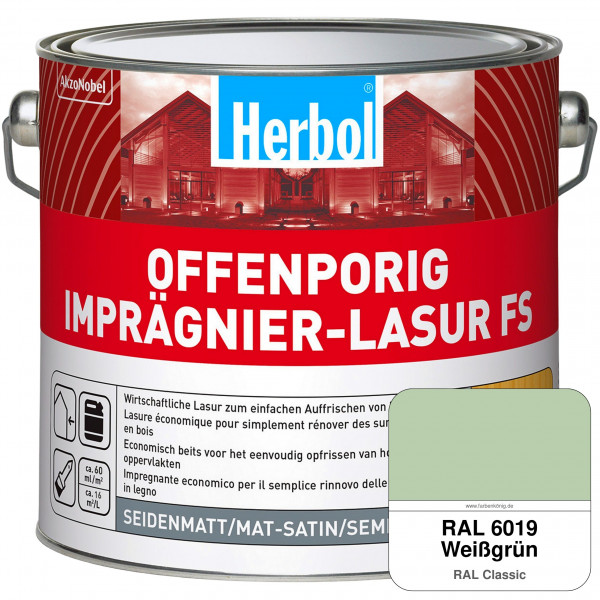 Offenporig Imprägnier-Lasur FS (RAL 6019 Weißgrün)