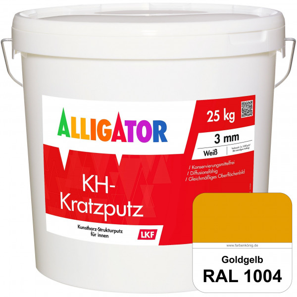 KH-Kratzputz LEF 3 mm (RAL 1004 Goldgelb)