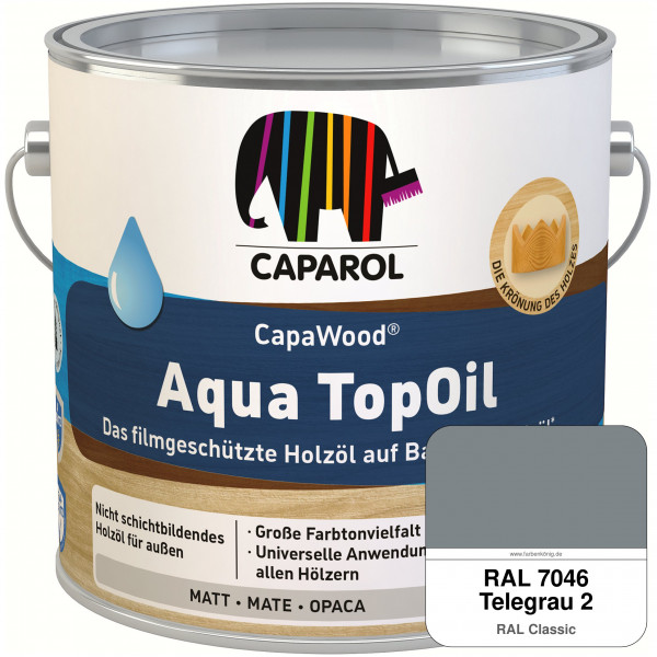 CapaWood® AquaTopOil (RAL 7046 Telegrau 2)