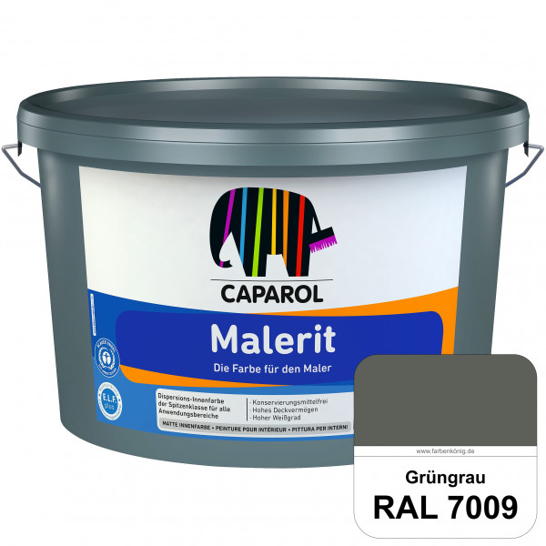 Malerit E.L.F. (RAL 7009 Grüngrau) matte Innenfarbe für Neu- & Renovierungsanstriche