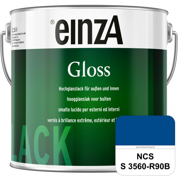 einzA Gloss (NCS S 3560-R90B) Hochwertiger Alkydharzlack in Premium-Qualität, hochglänzend.