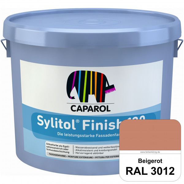 Sylitol® Finish 130 (RAL 3012 Beigerot) wetterbeständige Fassadenbeschichtungen auf Silikatbasis