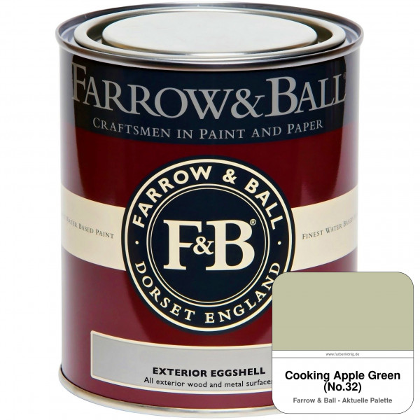 Exterior Eggshell (Cooking Apple Green No. 32)