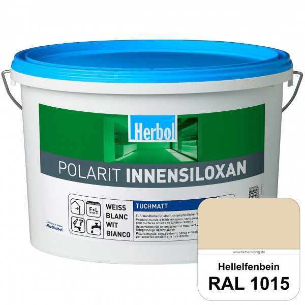 Polarit Innensiloxan (RAL 1015 Hellelfenbein) Die Mineralmatte mit Super-Flächenwirkung für streifli