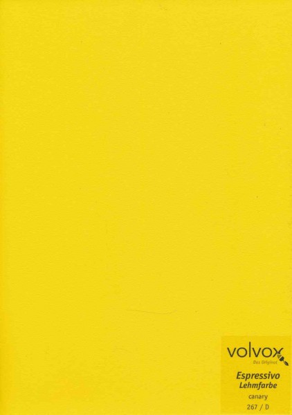 Volvox Espressivo Lehmfarbe - canary