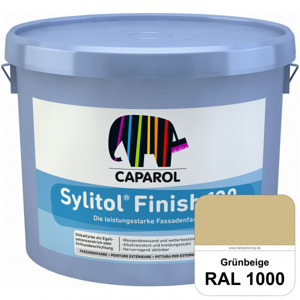 Sylitol® Finish 130 (RAL 1000 Grünbeige) wetterbeständige Fassadenbeschichtungen auf Silikatbasis