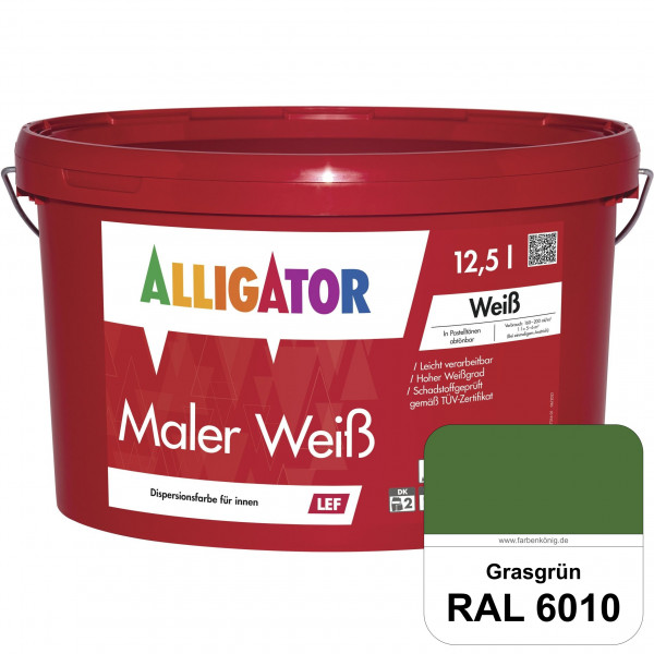 Maler Weiß LEF (RAL 6010 Grasgrün)