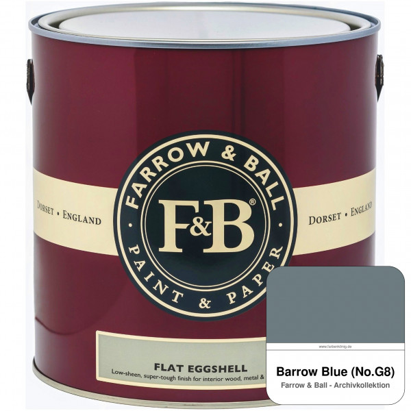 Flat Eggshell (Barrow Blue No. G8)