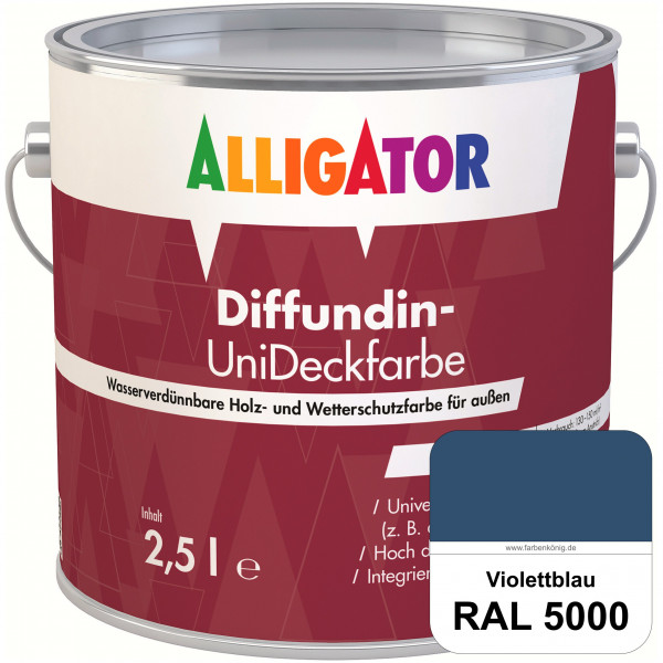 ALLIGATOR Diffundin-UniDeckfarbe (RAL 5000 Violettblau)