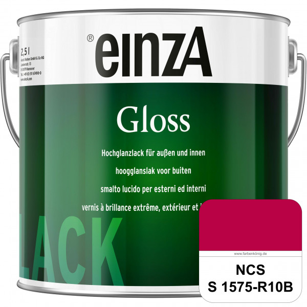 einzA Gloss (NCS S 1575-R10B) Hochwertiger Alkydharzlack in Premium-Qualität, hochglänzend.