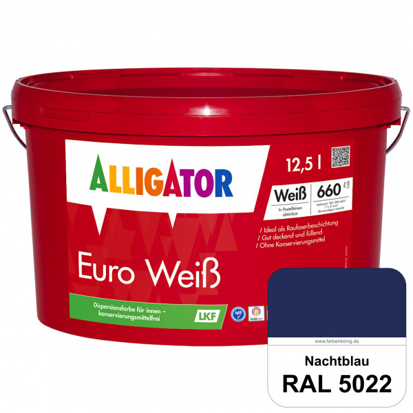 Euro Weiß LKF (RAL 5022 Nachtblau)