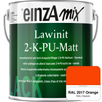 einzA Lawinit 2-K-PU Matt Stammlack (RAL 2017 Orange)