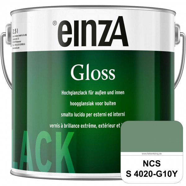 einzA Gloss (NCS S 4020-G10Y) Hochwertiger Alkydharzlack in Premium-Qualität, hochglänzend.