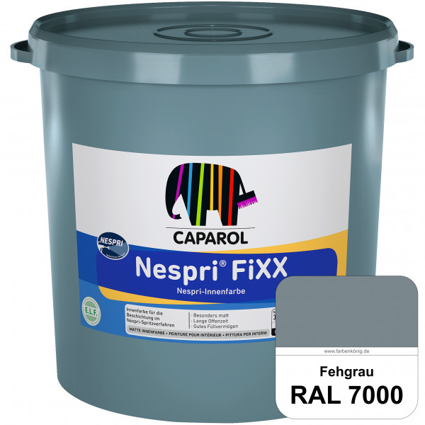 Nespri® FiXX (RAL 7000 Fehgrau) Spezielle Innenfarbe für die rationelle Beschichtung im Nespri-Sprit