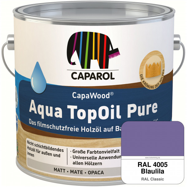 CapaWood® AquaTopOil Pure (RAL 4005 Blaulila) - ersetzt CapaGreen Holz-Öl Aqua