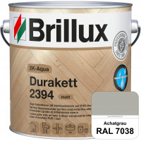 2K-Aqua Durakett 2394 (RAL 7038 Achatgrau) Wasserbasierter 2K-Versiegelung für Parkettfußböden, Diel