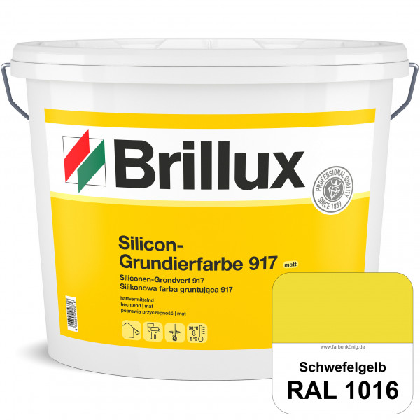 Silicon-Grundierfarbe 917 (RAL 1016 Schwefelgelb) Spezial-Grundierfarbe im Silicon-System (außen)