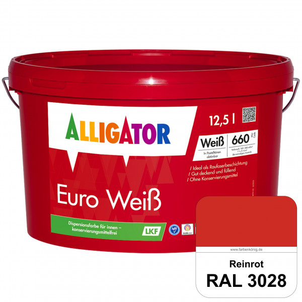 Euro Weiß LKF (RAL 3028 Reinrot)