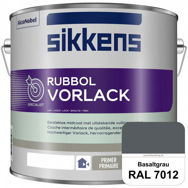 Rubbol Vorlack (RAL 7012 Basaltgrau) Aromatenfreier Vorlack der Spitzenklasse (außen & innen)