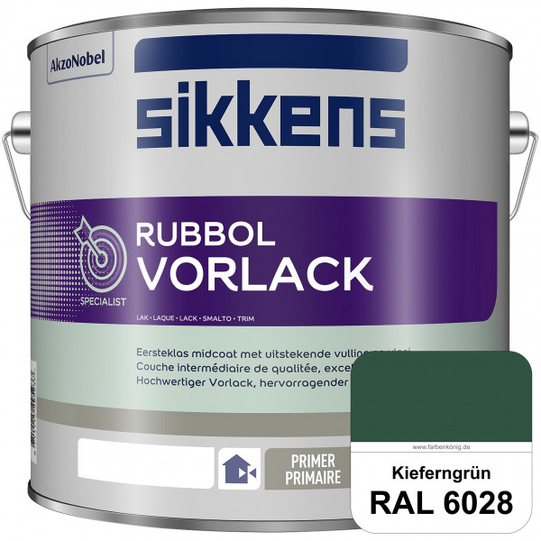 Rubbol Vorlack (RAL 6028 Kieferngrün) Aromatenfreier Vorlack der Spitzenklasse (außen & innen)