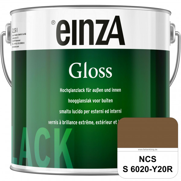 einzA Gloss (NCS S 6020-Y20R) Hochwertiger Alkydharzlack in Premium-Qualität, hochglänzend.