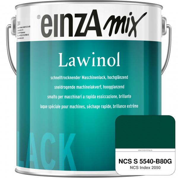 einzA Lawinol hochglänzend (NCS S 5540-B80G)