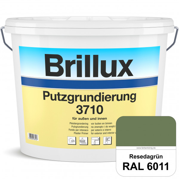 Putzgrundierung 3710 (RAL 6011 Resedagrün) Wetterbeständige & quarzhaltige Grundierfarbe auf Dispers