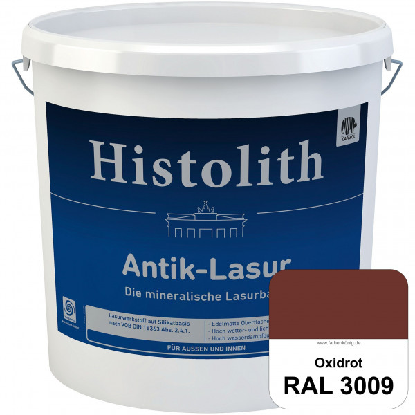 Histolith® Antik-Lasur (RAL 3009 Oxidrot) Lasurkonzentrat nach dem Vorbild historischer Beschichtung