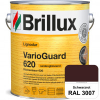 Lignodur VarioGuard 620 (Flächenlasur 620) RAL 3007 Schwarzrot
