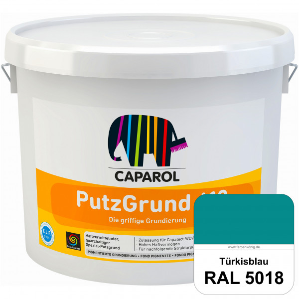 Putzgrund 610 (RAL 5018 Türkisblau) Wasserverdünnbare & haftvermittelnde gefüllte SpezialGrundierfar