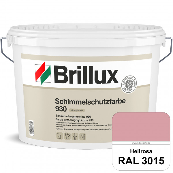 Schimmelschutz 930 (RAL 3015 Hellrosa) Spezial-Dispersionsfarbe für pilzgefährdeter und pilzbefallen