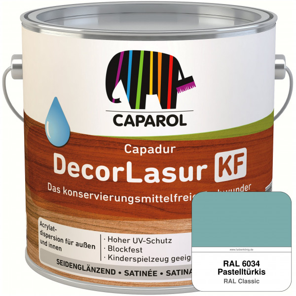 Caparol Capadur DecorLasur KF (RAL 6034 Pastelltürkis)