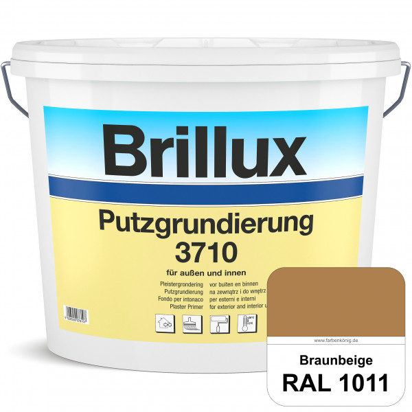 Putzgrundierung 3710 (RAL 1011 Braunbeige) Wetterbeständige & quarzhaltige Grundierfarbe auf Dispers