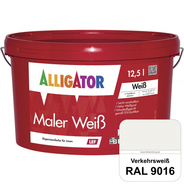 Maler Weiß LEF (RAL 9016 Verkehrsweiß)