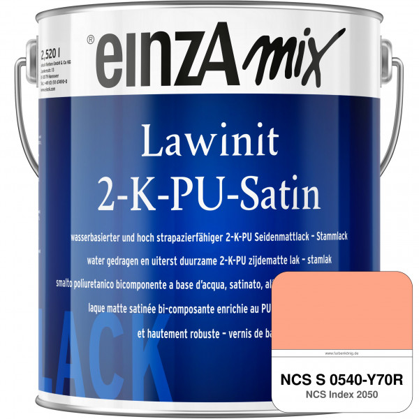 einzA Lawinit 2-K-PU Satin Stammlack (NCS S 0540-Y70R)