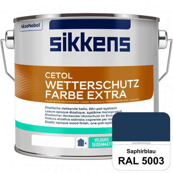 Cetol Wetterschutzfarbe Extra (RAL 5003 Saphirblau)