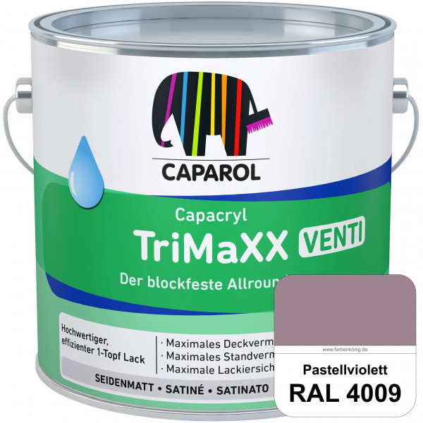 Capacryl TriMaXX Venti (RAL 4009 Pastellviolett) Der blockfeste Allrounder für Fenster & Türen
