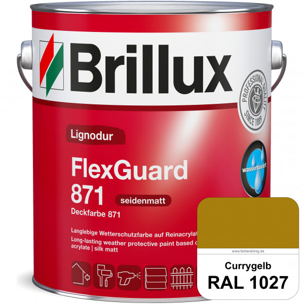 Lignodur FlexGuard 871 (Deckfarbe 871) RAL 1027 Currygelb