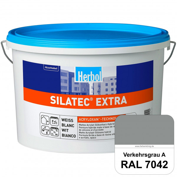 Silatec Extra (RAL 7042 Verkehrsgrau A) Siliconharz-Hybrid-Fassadenfarbe