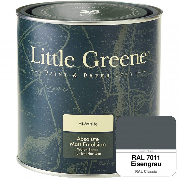 Absolute Matt Emulsion - Sample Pot 250 ml (RAL 7011 Eisengrau)