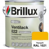 Impredur Ventilack 822 (RAL 1021 Rapsgelb) Seidenglanzlack (lösemittelhaltig) Fenster & Türen innen 