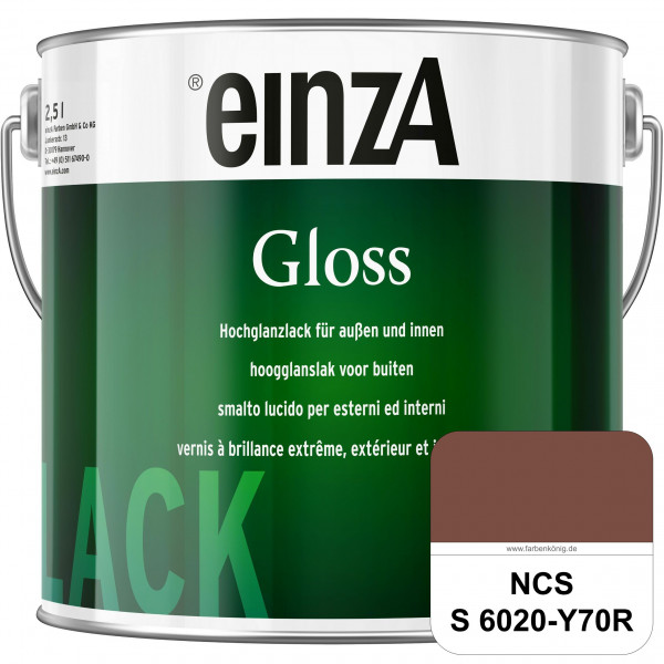 einzA Gloss (NCS S 6020-Y70R) Hochwertiger Alkydharzlack in Premium-Qualität, hochglänzend.