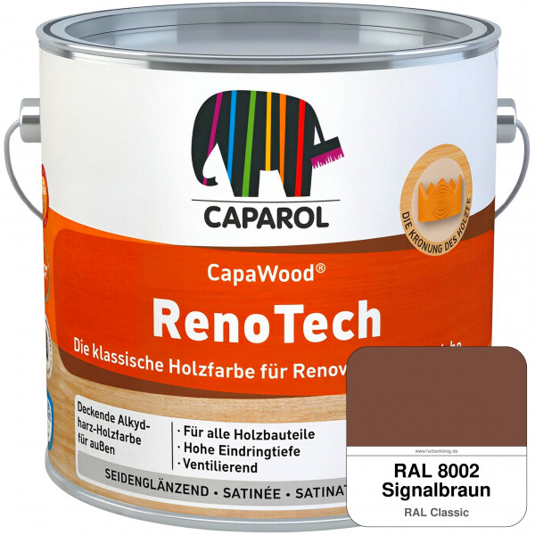 CapaWood® RenoTech (RAL 8002 Signalbraun) - ersetzt Capadur RenoTech
