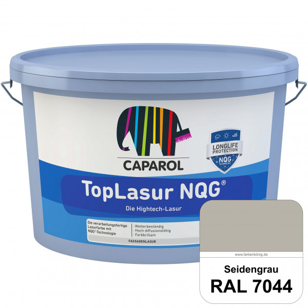 TopLasur NQG® (RAL 7044 Seidengrau) Verarbeitungsfertige Lasur auf Basis der Nano-Quarz-Gitter Techn