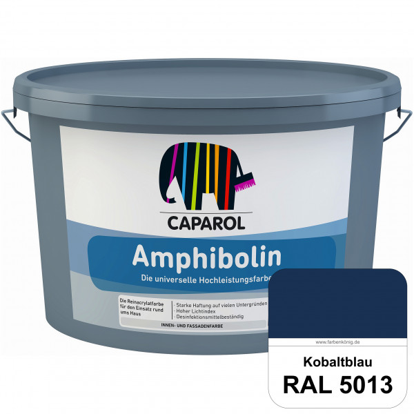 Amphibolin (RAL 5013 Kobaltblau) Universalfarbe auf Reinacrylbasis innen & außen