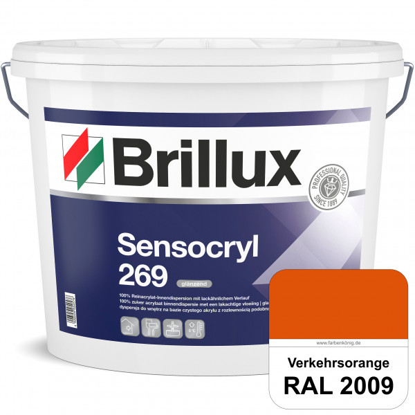 Sensocryl ELF 269 (RAL 2009 Verkehrsorange) glänzende hochwertige Reinacrylat-Innendispersion für Ar