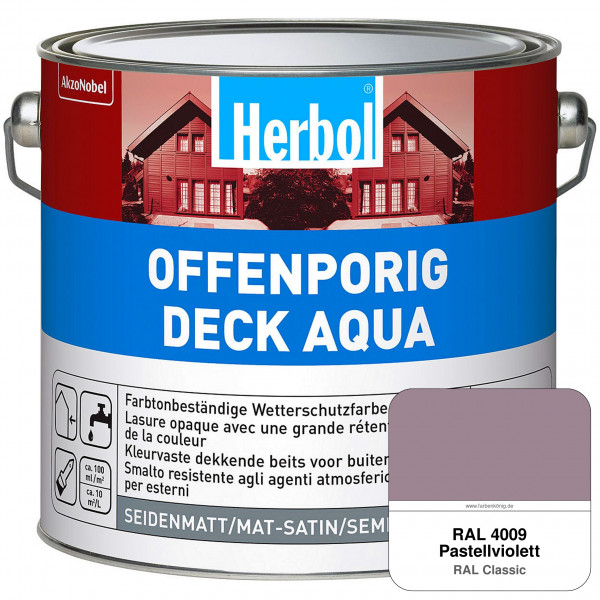 Offenporig-Deck Aqua (RAL 4009 Pastellviolett)