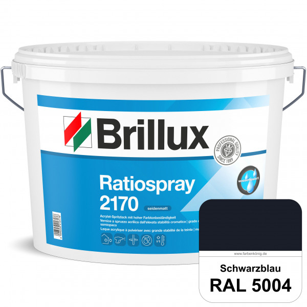 Ratiospray 2170 (RAL 5004 Schwarzblau) wasserbasierter, seidenmatter & farbtonbeständiger Allround-S