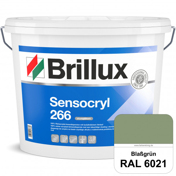 Sensocryl ELF 266 (RAL 6021 Blassgrün) stumpfmatte hochwertige Reinacrylat-Innendispersion für Artzp